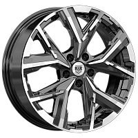 Литые диски Айона (КС1169) 6.500xR18 5x112 DIA66.6 ET38 алмаз черный Литые диски Айона (КС1169) 6.500xR18 5x112 DIA66.6 ET38 алмаз черный