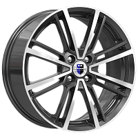 Литые диски Эрфурт (КС903) 7.000xR17 4x100 DIA60.1 ET41 алмаз черный для Dacia Литые диски Эрфурт (КС903) 7.000xR17 4x100 DIA60.1 ET41 алмаз черный для Dacia