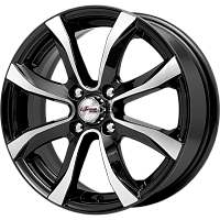 Литые диски Дайс (КС696) 6.000xR15 4x114.3 DIA67.1 ET45 Блэк Джек для Ravon Gentra