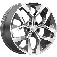 Литые диски ЛАМБЕРТ (КЛ370) 7.500xR18 5x112 DIA66.6 ET44 алмаз графит для KGM Torres