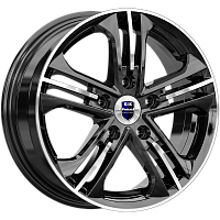 Литые диски Trinity-оригинал (КС615) (КС615) 6.000xR15 5x100 DIA57.1 ET43 алмаз черный для Chrysler