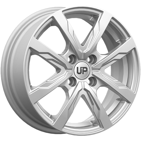 Up122 (КС1092) 6.000xR15 4x100 DIA54.1 ET46 Silver Classic
