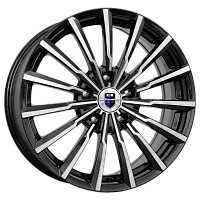 Литые диски Акцент-оригинал (КС562) (КС562) 7.000xR17 5x114.3 DIA67.1 ET50 алмаз черный для Mazda Rx-8