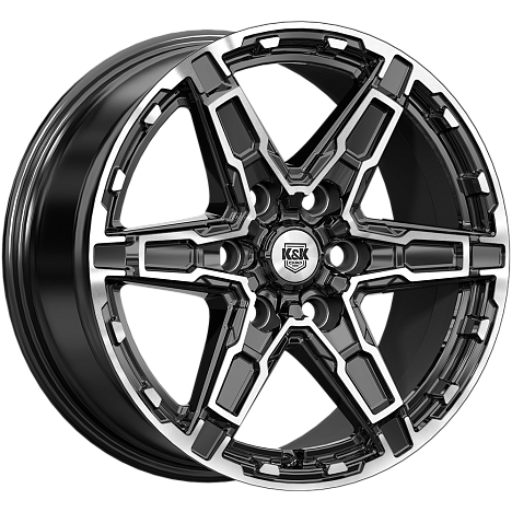 Дистрикт (КС1159) 8.000xR18 6x114.3 DIA66.1 ET25 алмаз черный