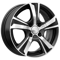Литые диски КРИТ (КЛ241) 5.500xR14 4x100 DIA67.1 ET38 алмаз Литые диски КРИТ (КЛ241) 5.500xR14 4x100 DIA67.1 ET38 алмаз