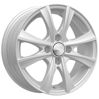 Литые диски МАЛЬТА (КЛ248) 5.500xR14 4x100 DIA60.1 ET43 белый для Renault Logan