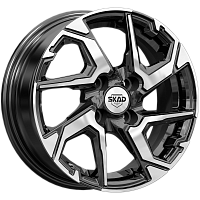 Литые диски ТЕЙДЕ (КЛ1215) 5.500xR14 4x100 DIA54.1 ET39 алмаз для Citroen C1