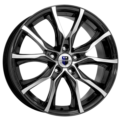 Твист (КС697М) 7.500xR17 5x108 DIA67.1 ET32 алмаз черный Твист (КС697М) 7.500xR17 5x108 DIA67.1 ET32 алмаз черный