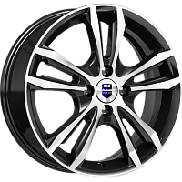Литые диски Samara-оригинал (КС866) (КС866) 6.000xR16 4x100 DIA60.1 ET37 алмаз черный SK