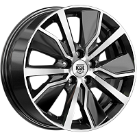 Литые диски Гамбит (КС961) 6.500xR16 5x114.3 DIA66.1 ET50 алмаз черный Литые диски Гамбит (КС961) 6.500xR16 5x114.3 DIA66.1 ET50 алмаз черный
