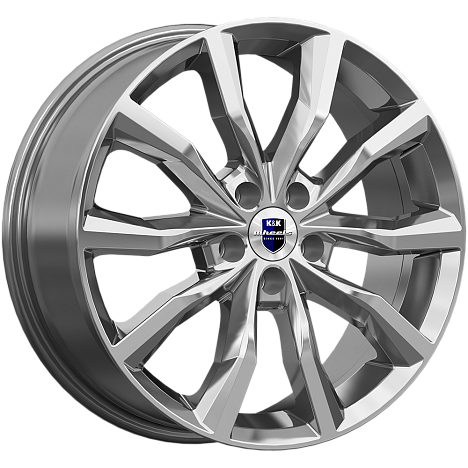 Портер (КС906) 7.500xR18 5x114.3 DIA67.1 ET35 дарк платинум Портер (КС906) 7.500xR18 5x114.3 DIA67.1 ET35 дарк платинум