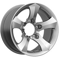 Литые диски Айсберг (КС662) 8.000xR16 5x139.7 DIA110.1 ET-20 дарк платинум для УАЗ