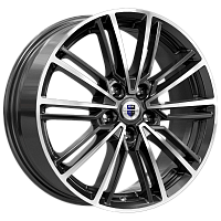 Литые диски Эрфурт (КС898) 7.000xR17 5x114.3 DIA60.1 ET39 алмаз черный для Toyota Verso