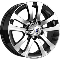 Литые диски Сахара-Patriot (КС1056) 7.000xR18 5x139.7 DIA108.5 ET35 алмаз черный для УАЗ Патриот Спорт