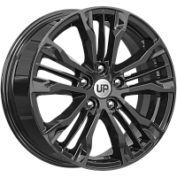 Литые диски Up106 (КС991) 7.000xR17 5x114.3 DIA67.1 ET48 New Black для Mitsubishi Lancer