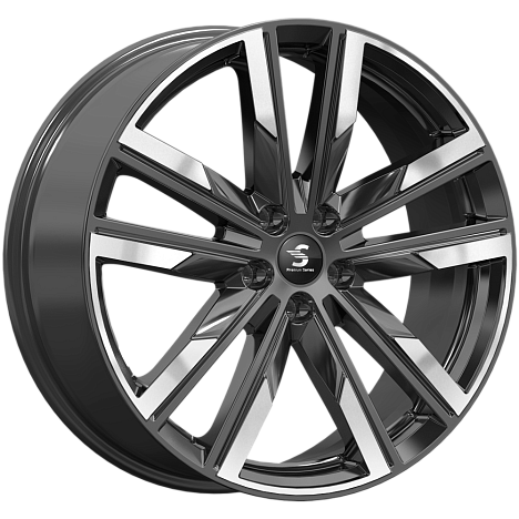 КР014 (20_Audi Q5) (КР014) 8.000xR20 5x112 DIA66.6 ET39 Diamond Black Gris