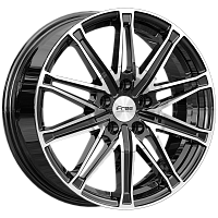 Литые диски Виар (КС1065) 6.500xR17 5x114.3 DIA66.1 ET40 Блэк Джек Литые диски Виар (КС1065) 6.500xR17 5x114.3 DIA66.1 ET40 Блэк Джек