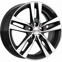 Литые диски Rassvet (КС868) 6.500xR16 5x100 DIA67.1 ET38 алмаз черный SK для Lexus Ct