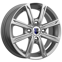 Литые диски Флэш (КС710) 5.000xR13 4x100 DIA67.1 ET35 дарк платинум для KIA Литые диски Флэш (КС710) 5.000xR13 4x100 DIA67.1 ET35 дарк платинум для KIA