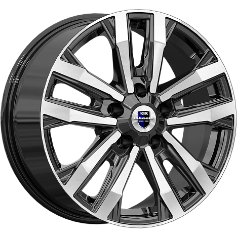 Мичиган (КС1107) 8.000xR18 5x150 DIA110.1 ET60 алмаз черный Мичиган (КС1107) 8.000xR18 5x150 DIA110.1 ET60 алмаз черный