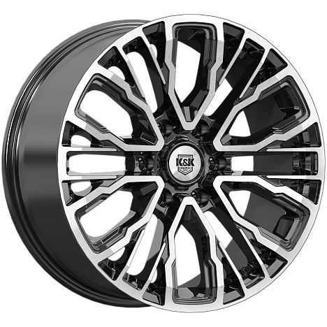 Кортес (КС1102) 8.500xR19 6x139.7 DIA106.1 ET30 алмаз черный Кортес (КС1102) 8.500xR19 6x139.7 DIA106.1 ET30 алмаз черный