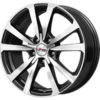 Литые диски Бэнкс (КС645) 7.000xR17 5x108 DIA67.1 ET45 Блэк Джек для Chery Tiggo 8