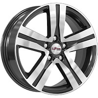 Литые диски Rebel (КС913) 7.000xR17 5x114.3 DIA66.1 ET50 Блэк Джек для Nissan Teana