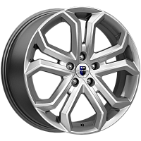 Литые диски Пандора (КС466) 8.500xR19 5x127 DIA71.6 ET40 дарк платинум для Jeep