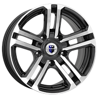Литые диски Палладика (КС591М) 7.000xR16 5x139.7 DIA98 ET5 алмаз черный для Chevrolet Литые диски Палладика (КС591М) 7.000xR16 5x139.7 DIA98 ET5 алмаз черный для Chevrolet