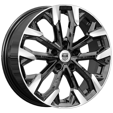 Морейн (КС1046) 6.500xR17 5x108 DIA60.1 ET33 алмаз черный