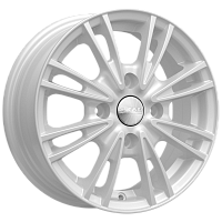 Литые диски ПАНТЕРА (КЛ129) 5.500xR14 4x100 DIA67.1 ET39 белый для Toyota Paseo