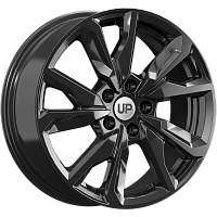 Литые диски Up114 (КС1023) 7.000xR17 5x110 DIA67.1 ET45 New Black для Changan Cs35 Plus