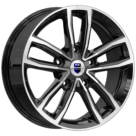 Каланг (КС1086) 6.500xR17 5x114.3 DIA66.1 ET45 алмаз черный Каланг (КС1086) 6.500xR17 5x114.3 DIA66.1 ET45 алмаз черный