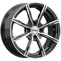 Литые диски Калибр (КС1117) 6.000xR15 4x100 DIA67.1 ET38 Блэк Джек для Peugeot Литые диски Калибр (КС1117) 6.000xR15 4x100 DIA67.1 ET38 Блэк Джек для Peugeot