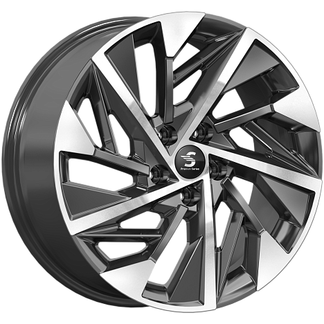 КР009 (18_Chery Tiggo Pro 8) (КР009) 7.500xR18 5x108 DIA60.1 ET47 Diamond Black Gris