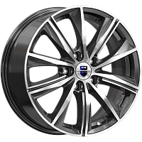 Литые диски Арнар (КС896) 7.000xR17 5x108 DIA67.1 ET43 алмаз черный для Peugeot 407