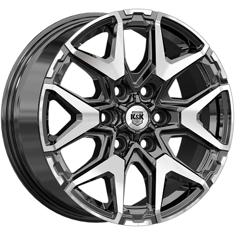 Гангут (КС1176) 7.500xR18 6x114.3 DIA67.1 ET46 алмаз черный Гангут (КС1176) 7.500xR18 6x114.3 DIA67.1 ET46 алмаз черный