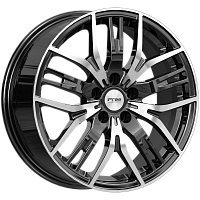 Литые диски Аскет (КС1072) 7.000xR17 5x100 DIA57.1 ET38 Блэк Джек Литые диски Аскет (КС1072) 7.000xR17 5x100 DIA57.1 ET38 Блэк Джек
