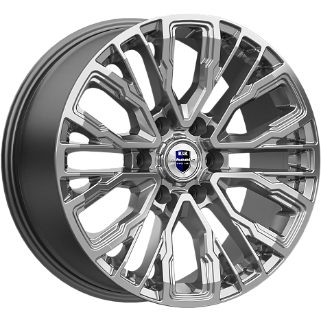 Кортес (КС1102) 8.500xR19 6x139.7 DIA106.1 ET25 дарк платинум Кортес (КС1102) 8.500xR19 6x139.7 DIA106.1 ET25 дарк платинум