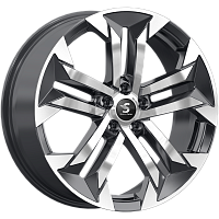 Литые диски КР015 (19_CX-5) (КР015) 7.500xR19 5x114.3 DIA67.1 ET45 Diamond Black Gris для Changan Cs35 Max