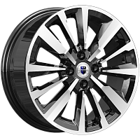 Литые диски Эрман (КС997) 6.500xR16 4x100 DIA54.1 ET49 алмаз черный Литые диски Эрман (КС997) 6.500xR16 4x100 DIA54.1 ET49 алмаз черный