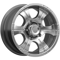 Литые диски Байконур (КС473) 7.000xR15 5x139.7 DIA108.5 ET-5 дарк платинум для УАЗ