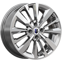 Литые диски Эрман (КС997) 6.500xR16 4x100 DIA67.1 ET40 дарк платинум для Great Wall Hover M4