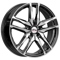Литые диски Бомбей (КС1075) 6.500xR18 5x114.3 DIA66.1 ET47 Блэк Джек для Renault Литые диски Бомбей (КС1075) 6.500xR18 5x114.3 DIA66.1 ET47 Блэк Джек для Renault