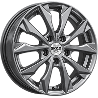 Литые диски НАГОЯ (КЛ312) 6.000xR16 5x110 DIA67.1 ET50 графит
