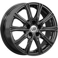 Литые диски Up123 (КС1095) 6.000xR15 5x100 DIA57.1 ET38 New Black для Skoda Octavia