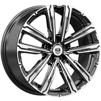 Литые диски Аламер (КС1216) 7.500xR18 5x112 DIA66.6 ET35 алмаз черный