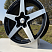 Токен (КС1127) 6.500xR17 5x114.3 DIA66.6 ET37 Блэк Джек Токен (КС1127) 6.500xR17 5x114.3 DIA66.6 ET37 Блэк Джек