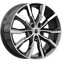 Литые диски Портер (КС906) 7.500xR18 5x108 DIA67.1 ET33 алмаз черный