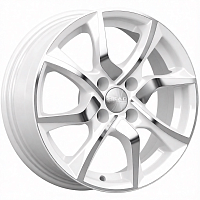 Литые диски ТУЛОН (КЛ233) 6.000xR15 4x100 DIA54.1 ET48 алмаз-белый для KIA Picanto X-Line